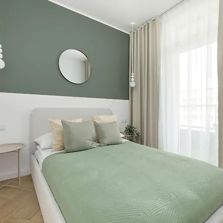 Apartmán Pistachio Z Balkonem W Nowoczesnej Inwestycji Z Basenem & Tarasem By Renters
