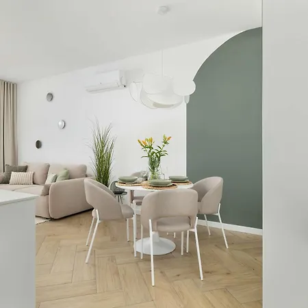 Pistachio Z Balkonem W Nowoczesnej Inwestycji Z Basenem & Tarasem By Renters *