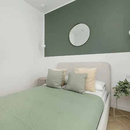 Pistachio Z Balkonem W Nowoczesnej Inwestycji Z Basenem & Tarasem By Renters *