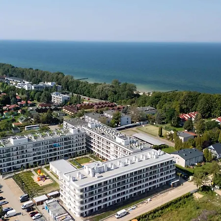 Apartmán Pistachio Z Balkonem W Nowoczesnej Inwestycji Z Basenem & Tarasem By Renters Sianożęty